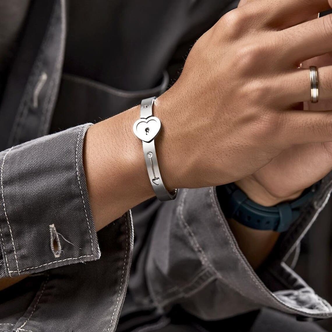 PULSERA CON LLAVE DE TU CORAZON 💖🗝️